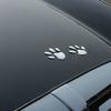 Car Sticker 3D Plastic Adorable Paw Decal Waterproof Foot Print Stickers Portable Bumper Body Decoration Accessories