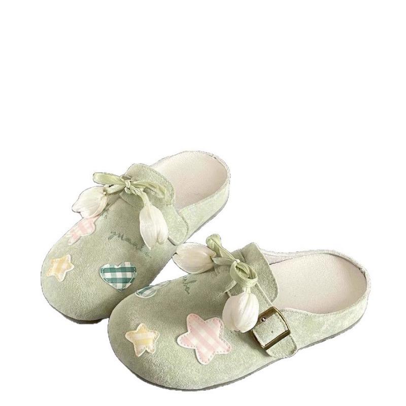 Versatile casual women's new summer one-pedal lazy bag head half slippers women's shoes