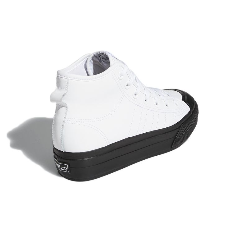 Adidas Nizza RF Platform Mid White Black Women Sneakers Cloud-White Core-Black FY7606