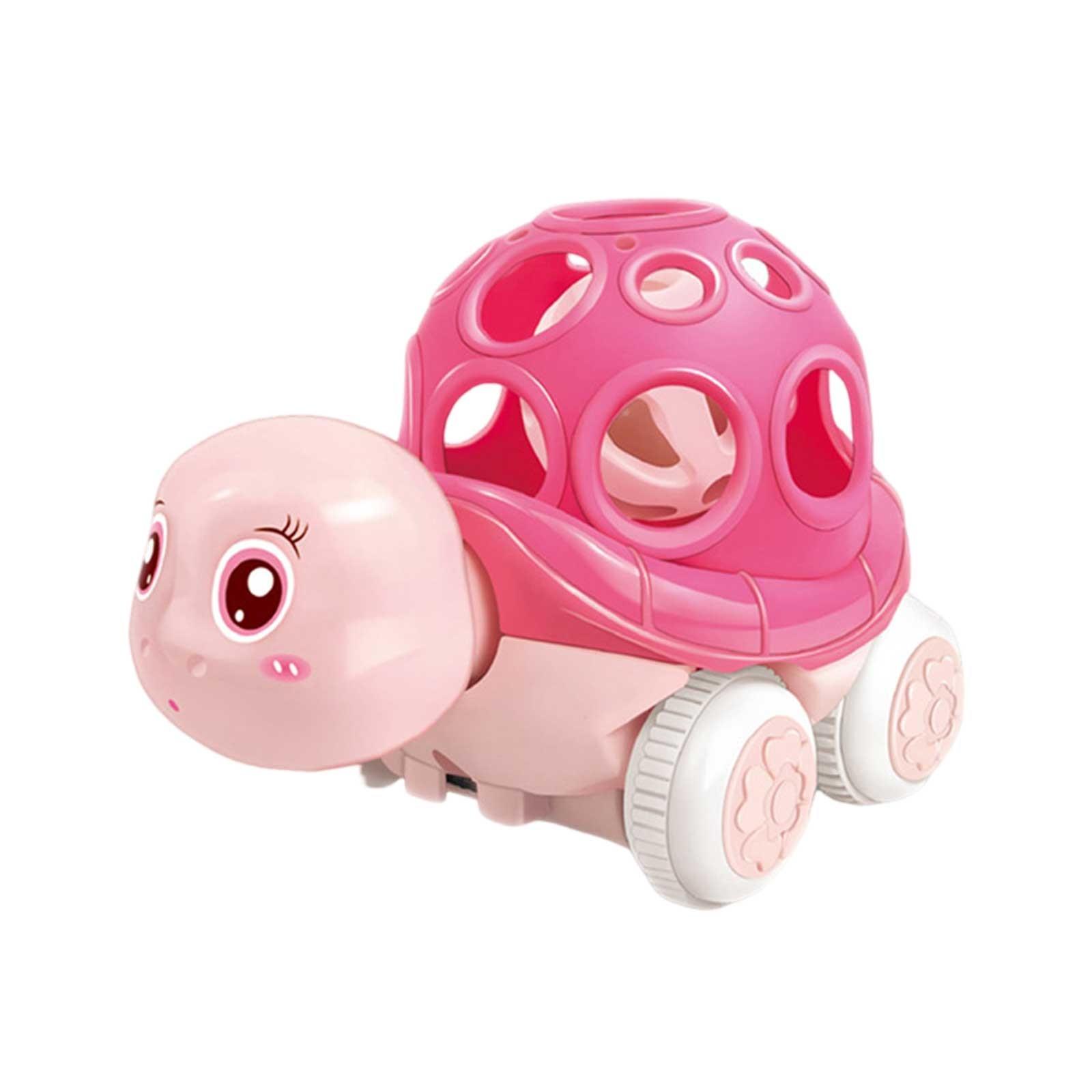 

A Baby Car With A Sound, Moving And Hand-cranked Bell, A Great Growth Product That Both Boys And Girls Can From! One Size