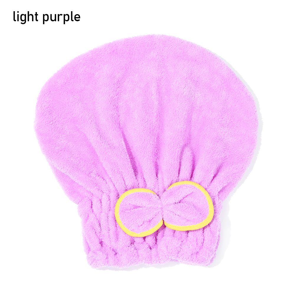 Microfiber Breathability Quick Drying Quickly Dry Hair Hat Hair Towel Cap Bowknot Wrap