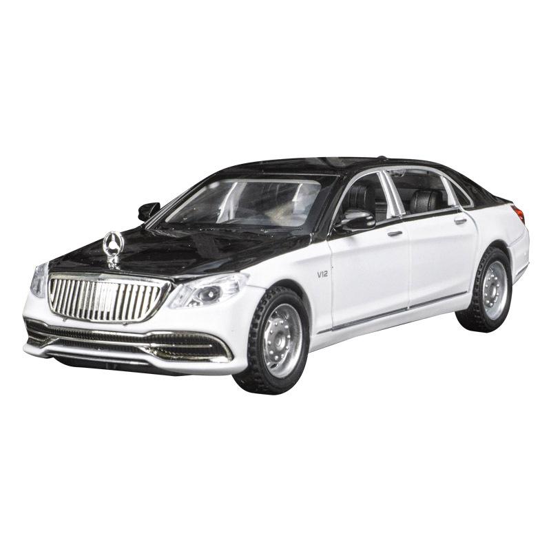 1/32 Mercedes Benz Maybach S650 Luxury Car Alloy Metal Diecast Model Car Car Central Control Ornaments Collect Car Models Gifts
