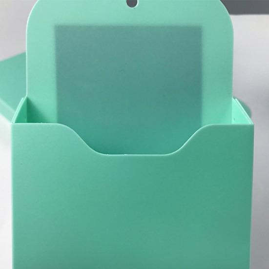 Magnetic File Holder Storage Box Solid Color Large Capacity Full Size Magnetic Pocket Wall Hanging File Organizer