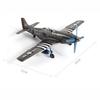 Authentic WWII P-51 Aircraft Assembly Model Kit 1 48 Scale Collectors 4D Plastic