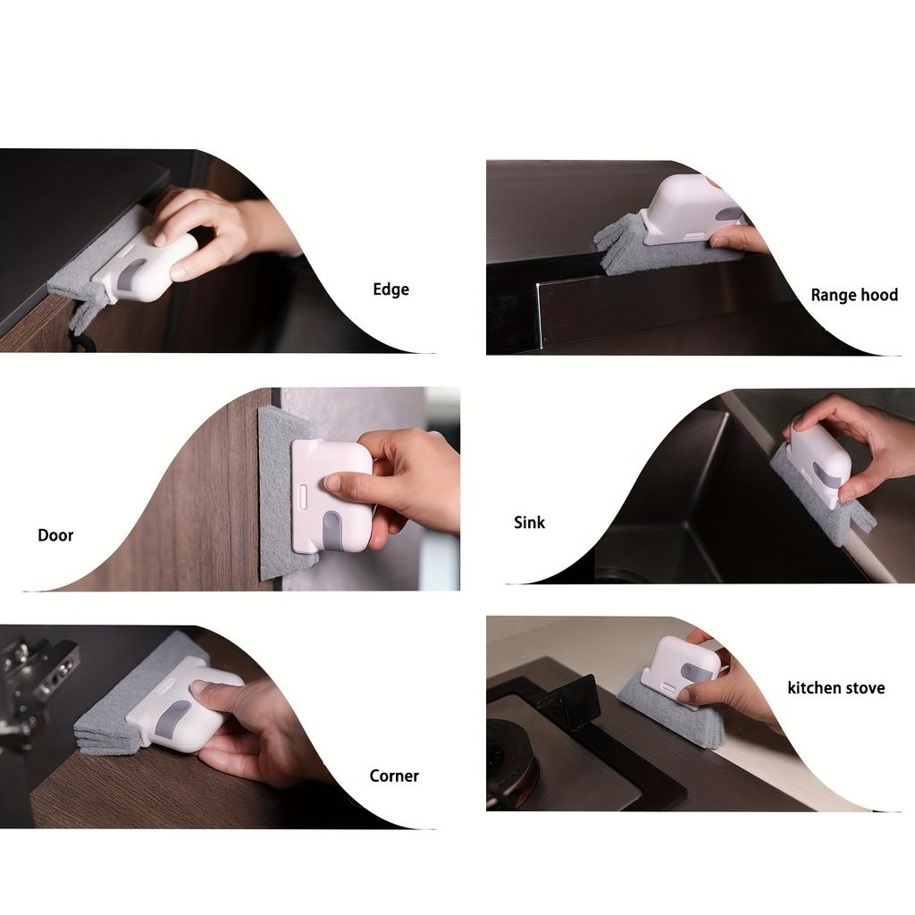 3pcs Universal Window And Door Track Deep Cleaning Brush Set Reusable Easily Clean Small Gaps And Frames For A Spotless Home Bathroom Bedroom
