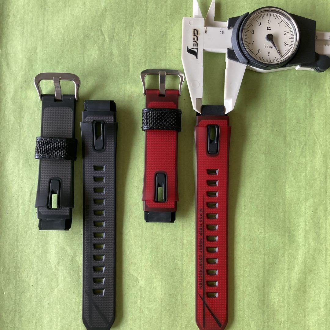 

[Б/У] Ремешок для часов с вставкой из стекловолокна, ширина 14 мм, красно-черный, две части