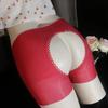 Sexy Open Crotch Men Women Underwears Sissy Boxer Briefs Unisex Underpant Crotchless Knickers Bikini Sheer Glossy Stretch Shorts