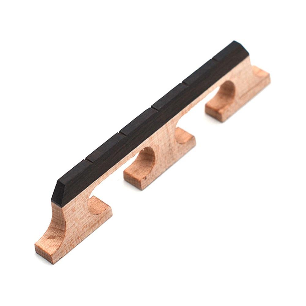 Wooden String Banjo Bridge Instrument Supplies Banjo Accessories Replacement Banjo Bridge Parts