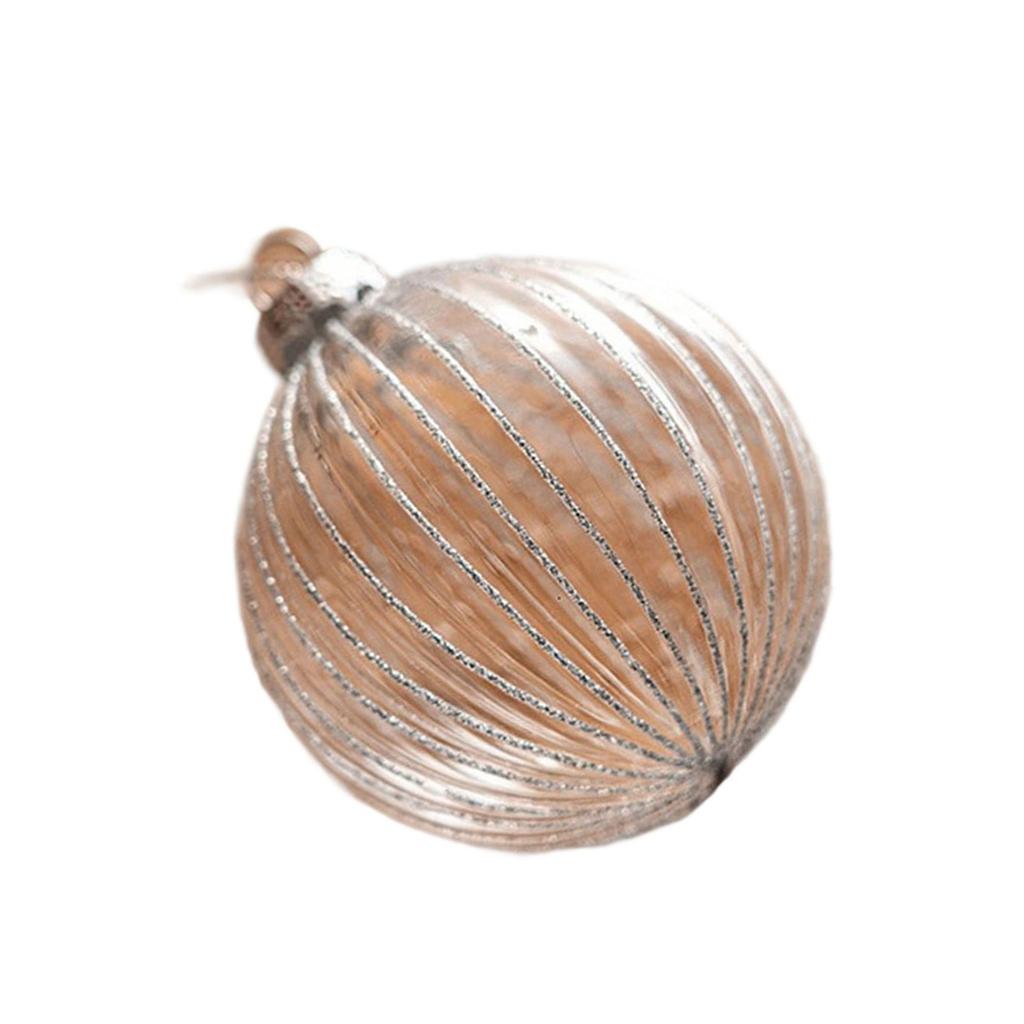 Glass Christmas Balls Ornament Hanging Balls Christmas Tree Ornament For Indoor Outdoor Holiday Party Decorations