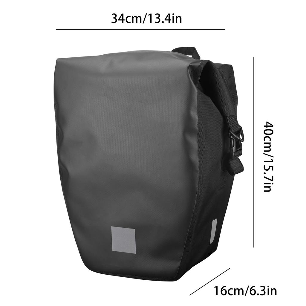 10L Waterproof Cycle Trunk Bag Bicycle Rear Rack Bag Bike Pannier Bag Travel Bag