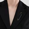 Crystal Brooches Waist Buckle Cardigan Jeans Anti-fade Brooch Pins Women Sweater Coat Anti Fall Pearls Clothes Pin Decoration