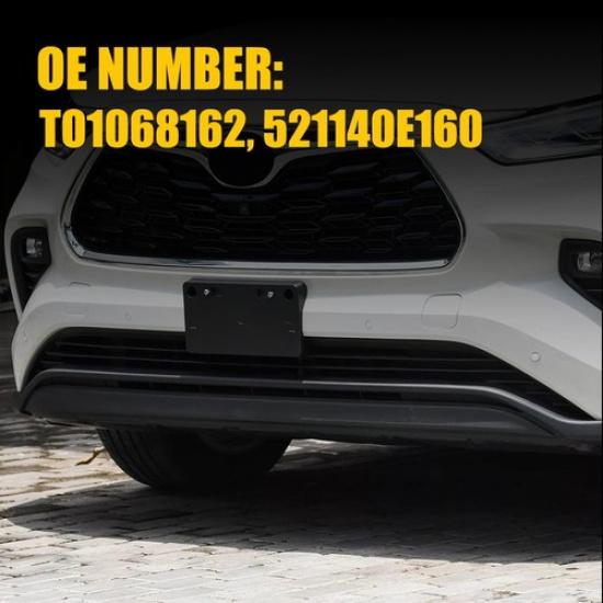 TO1068162 New Replacement Front License Plate Bracket Fits -2024 Highlander