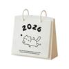 Plastic 2026 Desktop Calendar Cat Pattern Table Planner Standing Flip Calendar  School