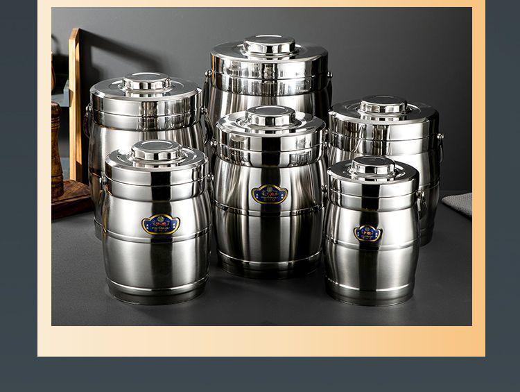 Portable Stainless Steel Insulated Lunch Box & Soup Container with Large Capacity