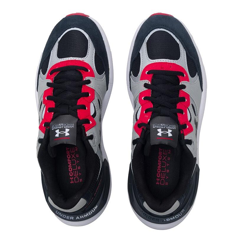 Under Armour Phantom Lu Abrasion Resistant Coverage Low Top Casual Shoes Unisex Gray Black 3028615-001