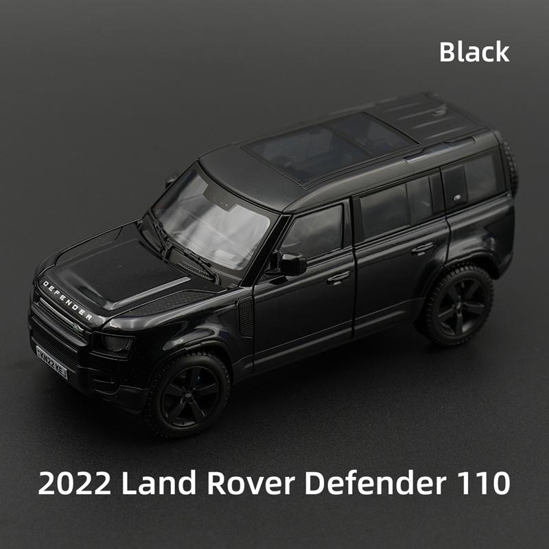

Bburago 1:24 Land Rover Defender 110 SUV Alloy Car Model Diecast Metal Off-road Vehicles Car Model Simulation Childrens Toy Gift чорний