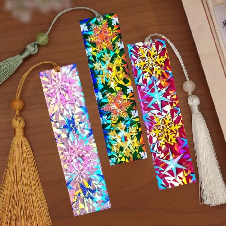 Easy To Use Silicone Bookmark Mold Unique Bookmarks Silicone Mold Irregular Snowflakes Bookmark Creating Resin Mold