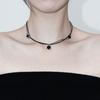 Baroque Stone Two String Knot Necklace