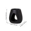 Ceramic Essential Oil Burner Aroma Ornament Candlestick Tealight Candle Holder for Yoga Rooms
