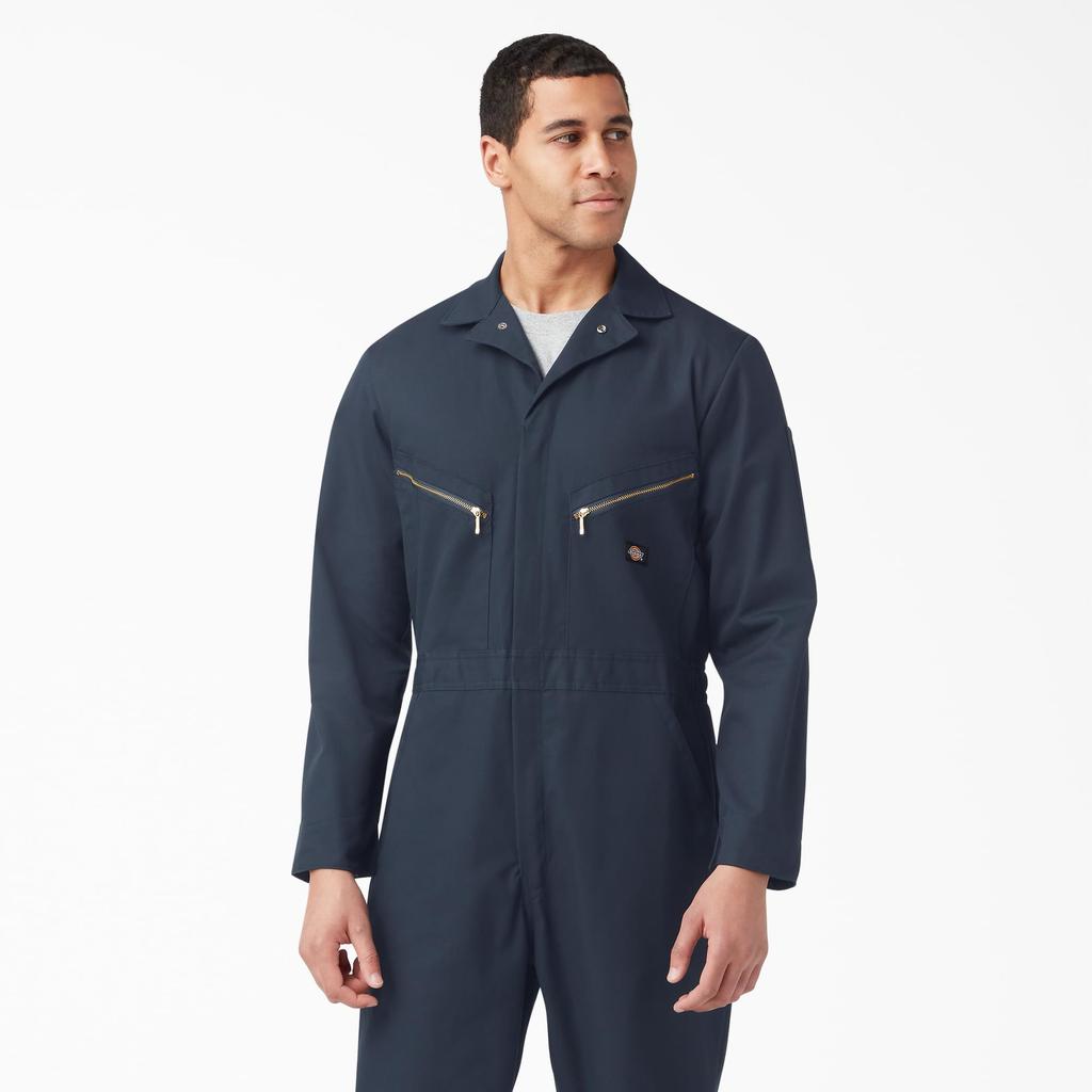 Dickies 4879 Deluxe Coverall X Dark Navy - - Blend, 2X-Large Regular,