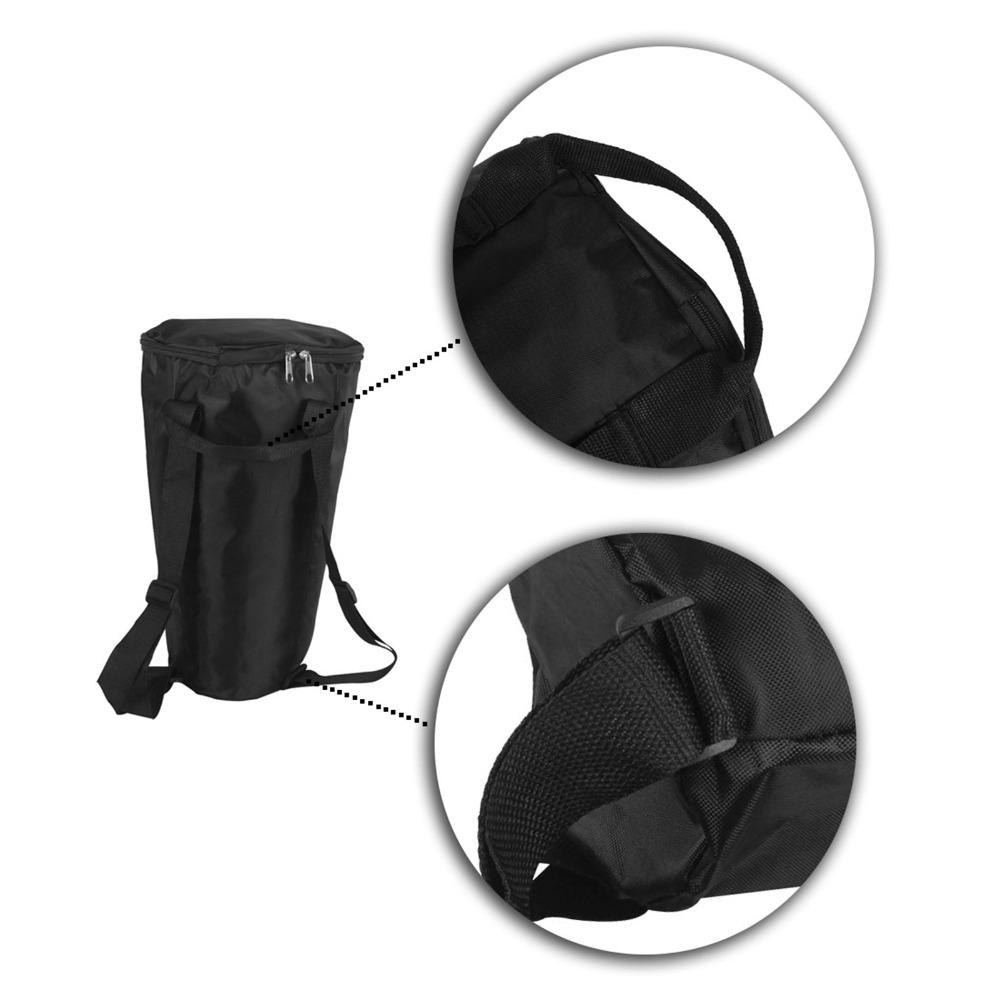 8 Inch Size Djembe Drum Bag Black Color Drum Backpack Durable African Drum Carry Case Travel