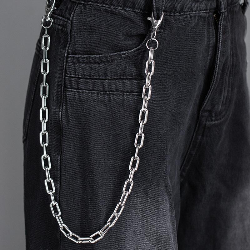 Metallkette Hüftkette Halskette Armband High-End Trendig Cool Personalisiert Jeans Kette Modeaccessoires