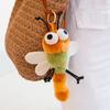 Creative Insect Doll Plush Toys Cute Funny Moth, mosquito, cicada, dragonfly, pink butterfly Pendant for Home Decoration Gift