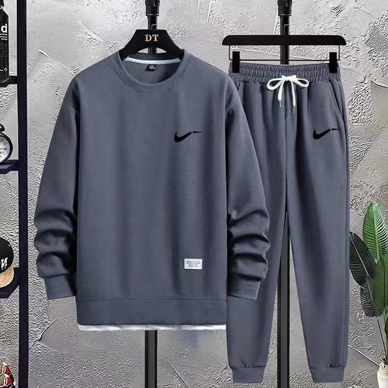Crewneck Sweatshirt Joggingbroek Trainingspak Voor Mannen Zachte Casual Dagelijkse Set