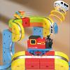 1 Stück Wiederaufladbarer Magnetischer Zug für Kinder für Magnetische Schiene Elektrischer Motorisierter Motor Pädagogisches Bauenspielzeug Zubehör