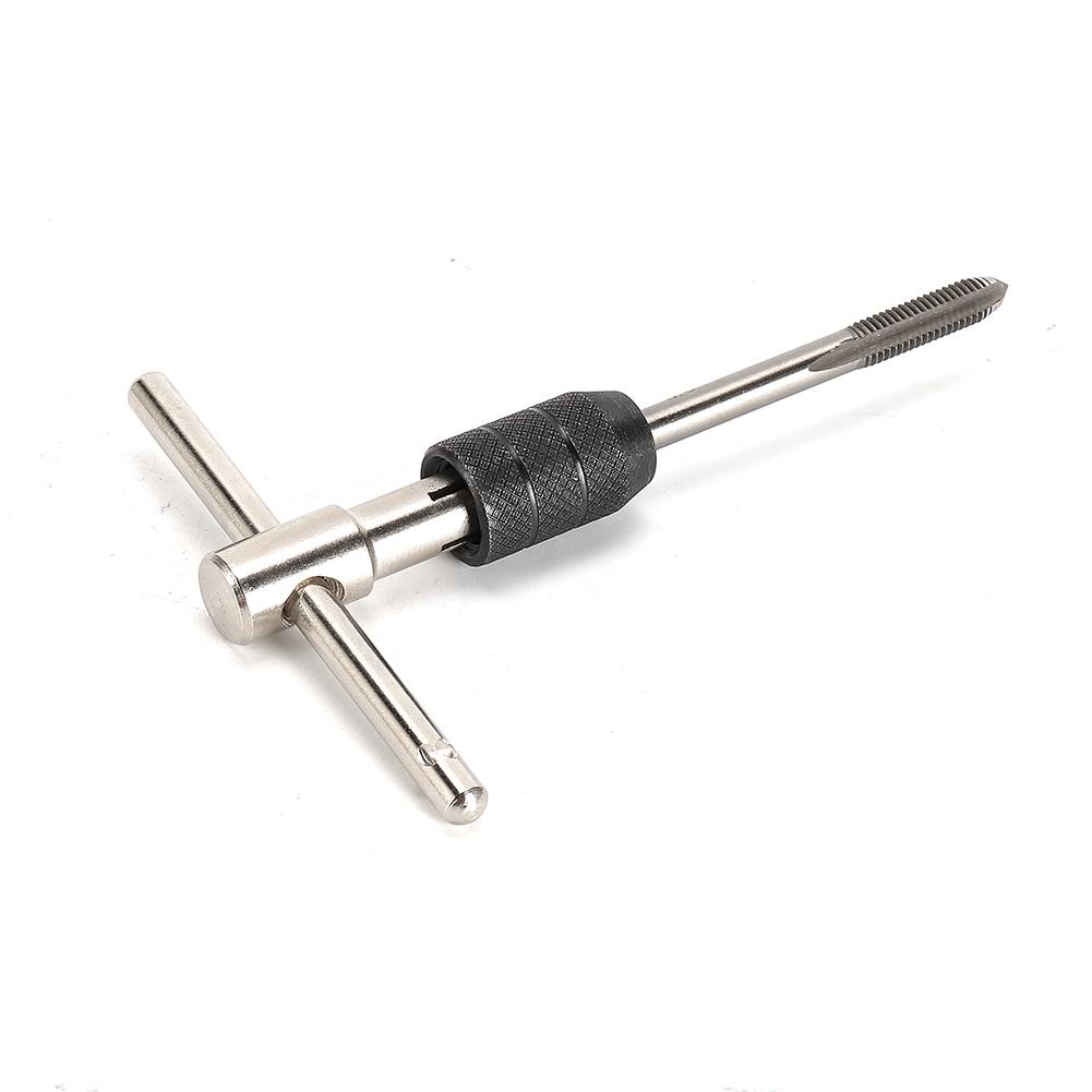 6PCS/Set Tap Drill Wrench Metric Screw Taps Ratchet Tap Wrench Tapping