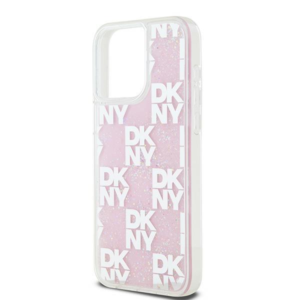 Dkny Dkhcp15Xlcpepp Iphone 15 Pro Max6.7 Różowy/Pink Hardcase Liquid Glitter Multilogo