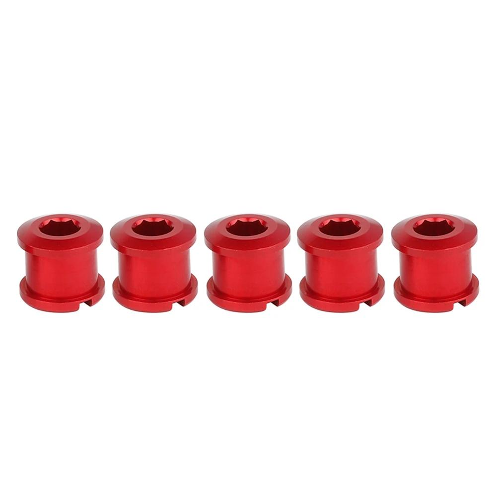 5Pcs 6.5/8.5mm Bicycle Chainwheel Screws Road MTB Chainring Bolts Aluminum Alloy Bike Crankset Bolts Accessories