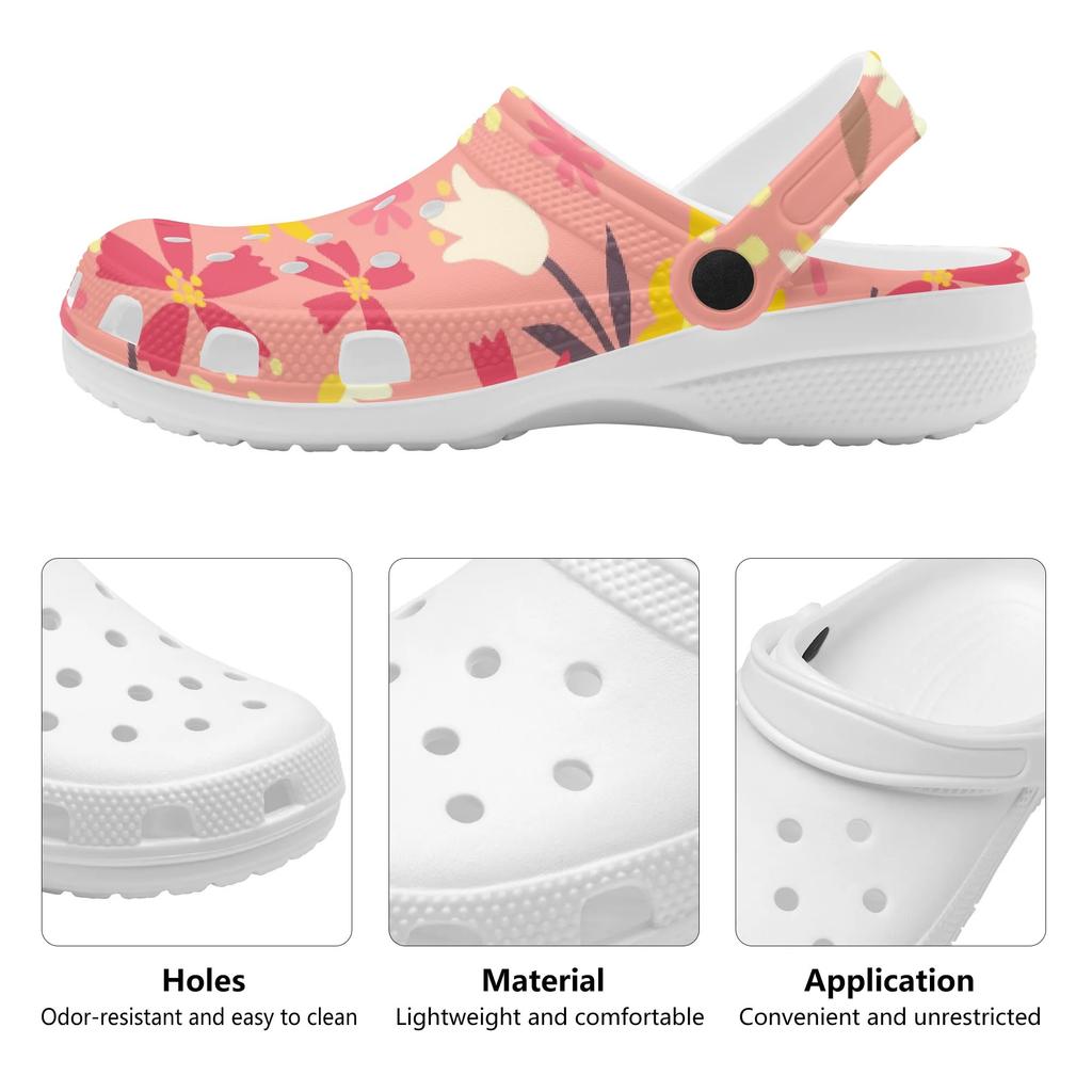 Graphic Printed EVA Casual Clogs Men Women Soft Sole Soft Sole Lightweight Slip On Sandals Slippers Summer Daily Leisure Shoes