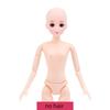 1/4 BJD Doll with 26 Articulated Joints, Blank Nude Body for Face-Up, Select 1 Wig from 3 Styles & Colors