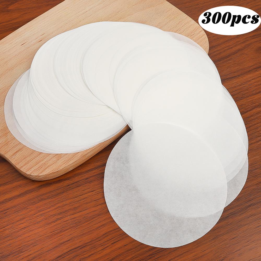 300 Stück Hamburger-Patty-Papier, rund, Wachspapier, quadratisch, Pergamentpapier zum Backen von Burgern, Kuchen, Backen, separat