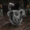 Multi-functional Pen Cup Three-Headed Dragon Holder, 3D Printed Fantasy Desk Organizer, Organizer Realistic Scale Details Ornament for Pens