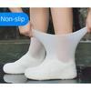 1Pair Silicone WaterProof Shoe Covers Lip-resistant Rubber Rain Boot Rain Gear Overshoes Accessories for Outdoor Rainy Day