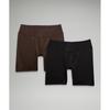 Lululemon Underease Super High Rise Shortie Underwear  2 Pack Espresso Black