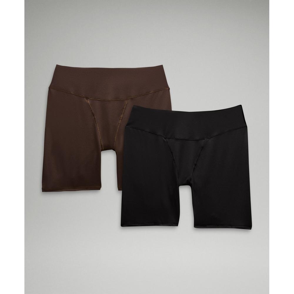 Lululemon Underease Super High Rise Shortie Underwear  2 Pack Espresso Black