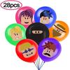Birthday Boys Kids Party Supplies Decor Suit Banner Balloon Cake Topper
