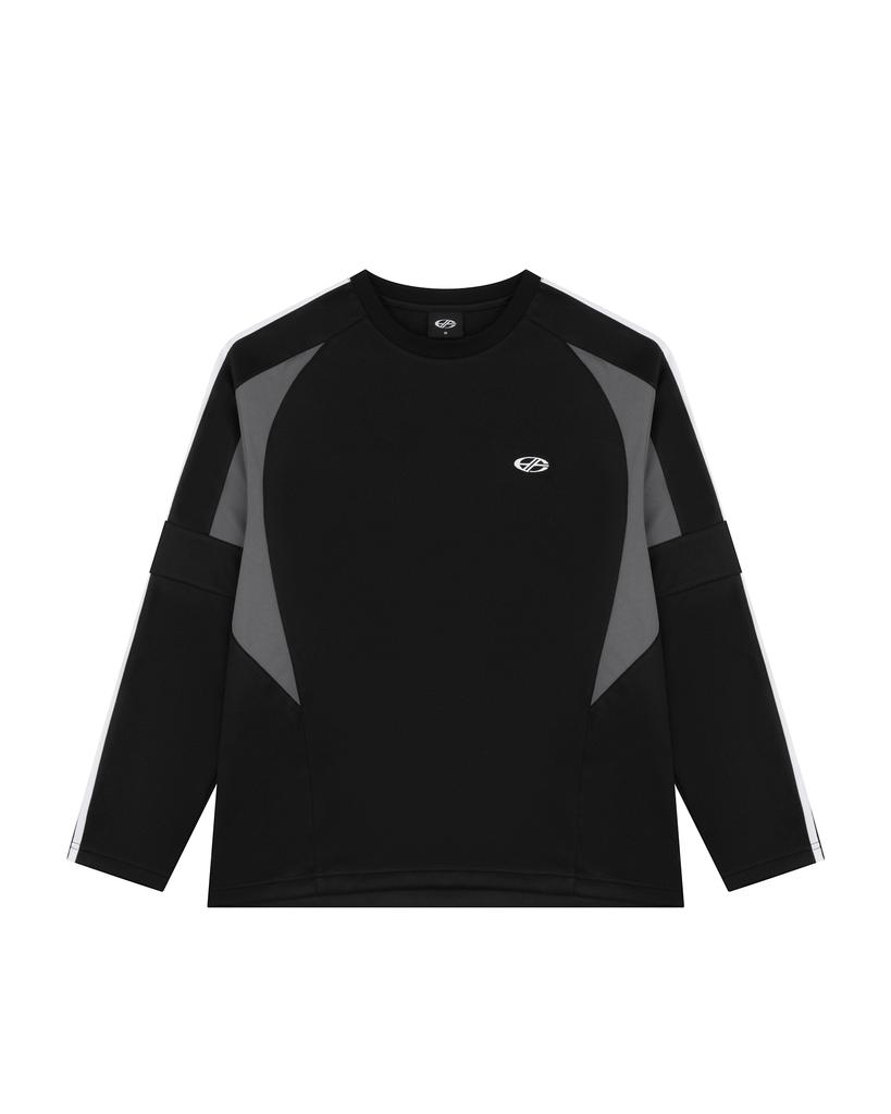 Hyeonpiteu Curved Long Sleeve-[Black]