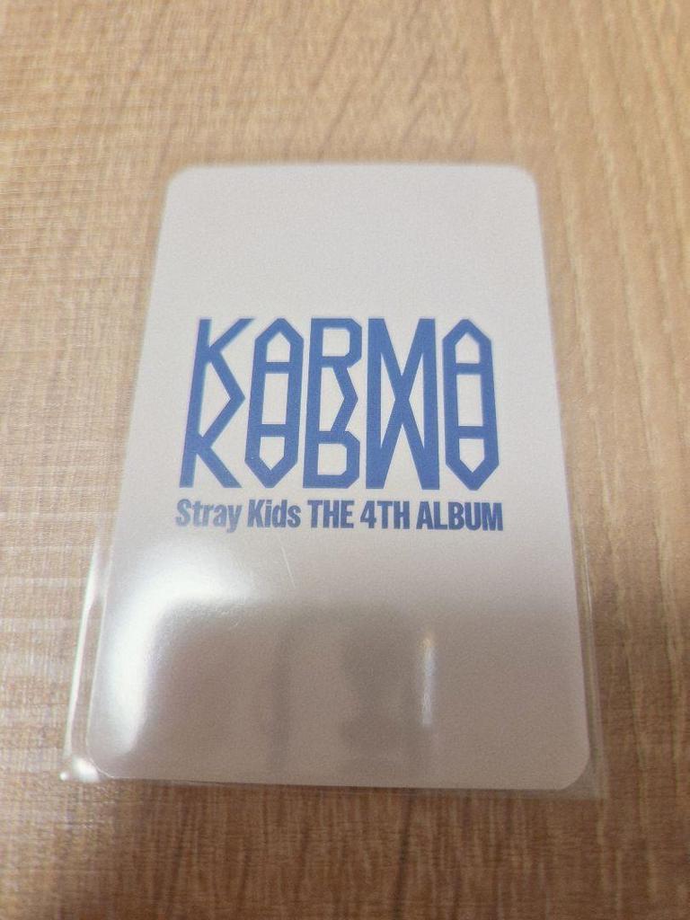 [USED] Stray Kids KARMA BDM Bonus Trading Card Bang Chan