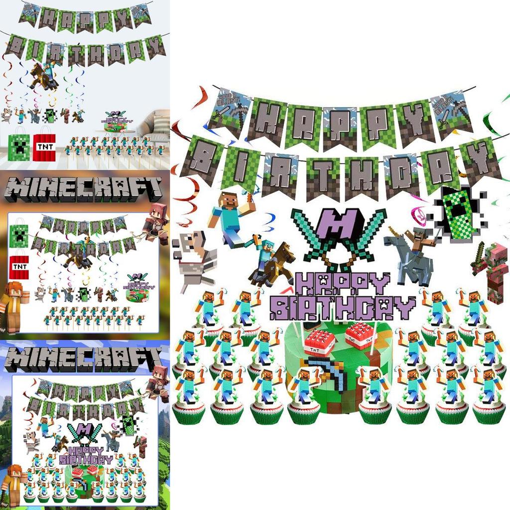 Durable Pixel Wars Party Supplies Set For Exciting Halloween Decorations