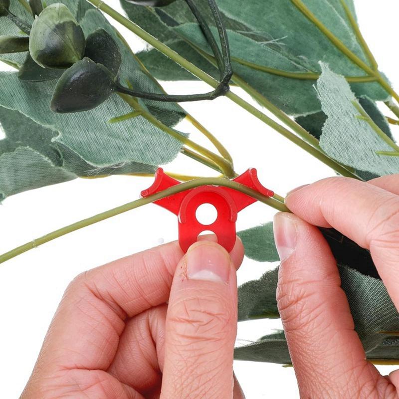 AD23-150Pcs Plant Clips Bending Tool For Flower Vines Low-Pressure Training 90 Degree Stem Support