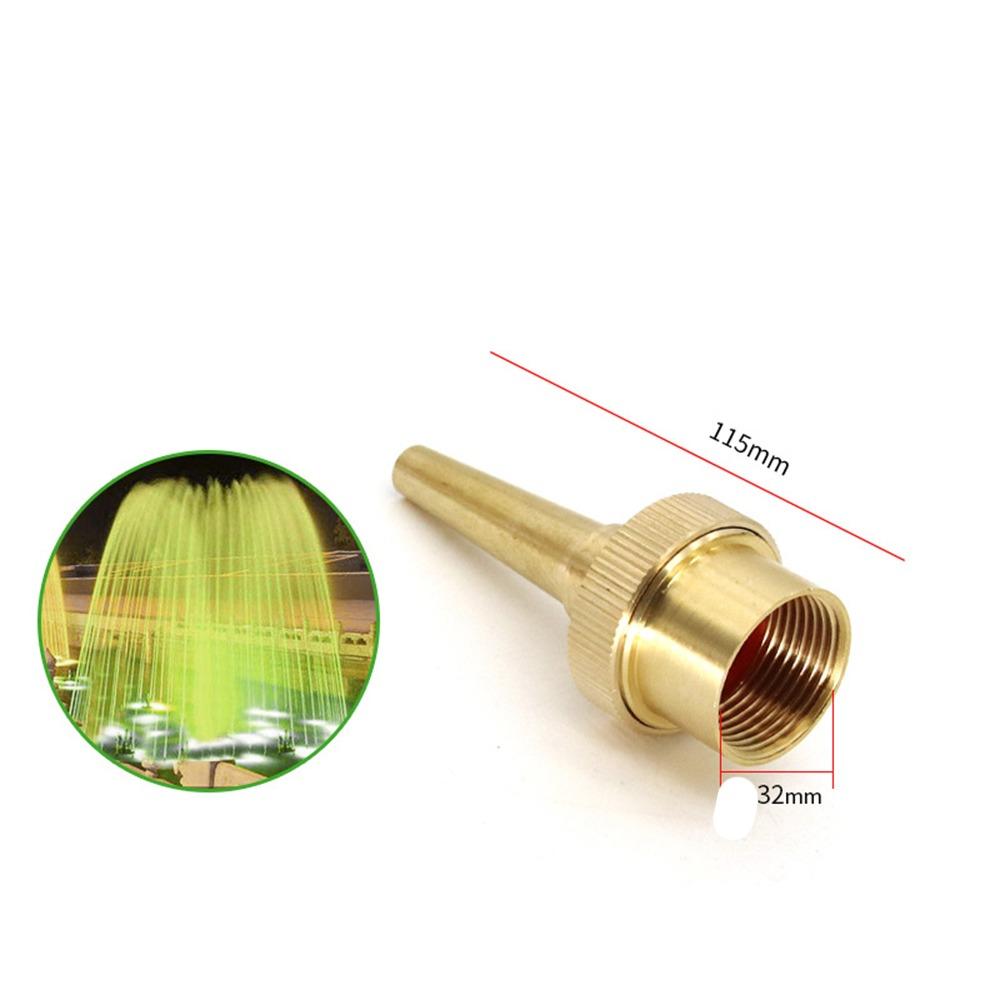 1/2" 3/4" 1" Jet Rett Fontenedyser Messing Sprøytehode Svømmebasseng Fontenedyse