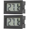 2Pcs Fish Tank Digital Thermometer Aquarium Temperature Gauge Monitor with Probe