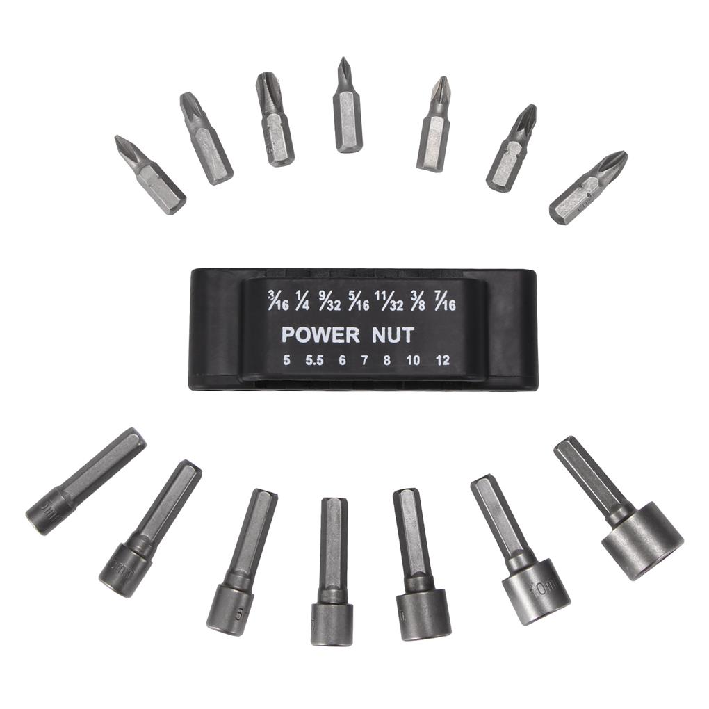 Nut Driver Socket Kit Wrench Screw Long-lasting Craftsmanship Multipurpose Rustproof Simple Operation Home Car Easy Use