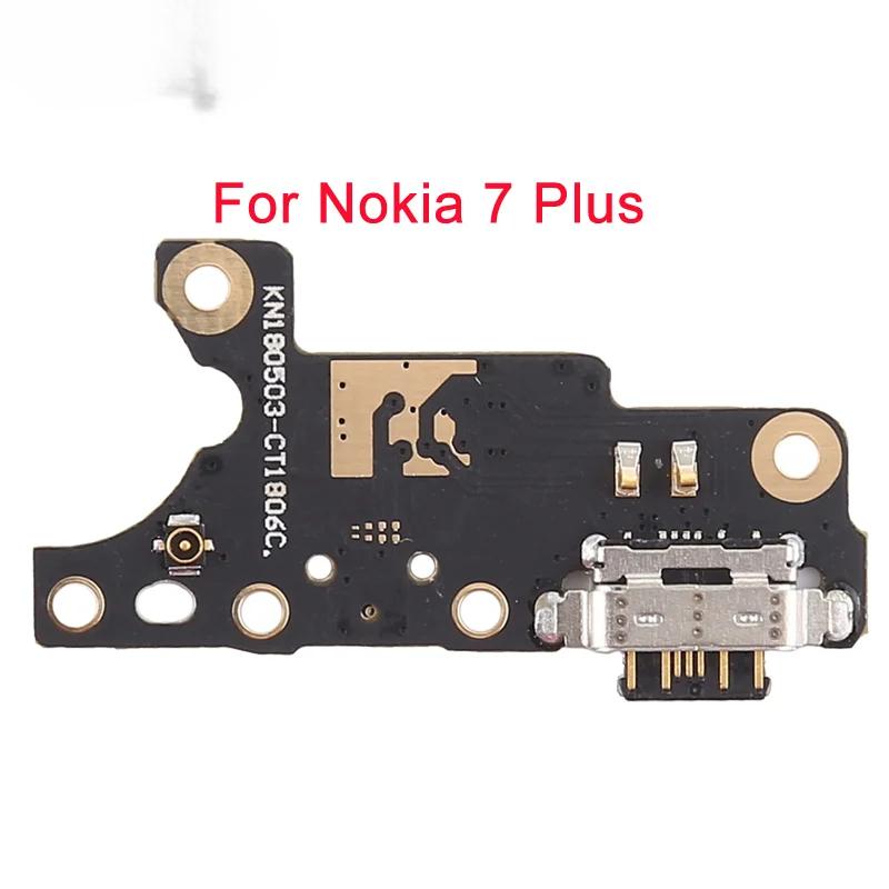 For Nokia 7 Plus Charging Port Board Smartphone USB Charging Dock Board Replacement Parts