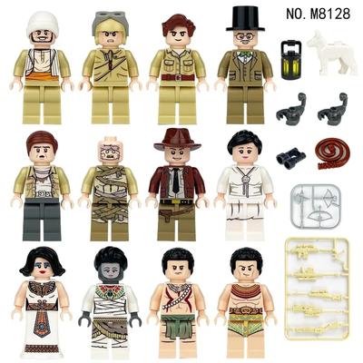 Adventure Raiders Egyptian Doll M8128 Children Assembled Small Toys Children's Toys, Birthday Gifts, Cartoon Characters