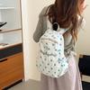 Minimalist Nylon Rucksack Embroidered Cat Student School Bag Cute Polka Dot Backpack  Gift